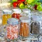 Kate Aspen 12 oz. Mason Jar Mugs With Handles & Solid Lid | Kitchen Drinking Glass Cups | DIY Baby Shower Favors, Candy Jars, Rustic Wedding Decor and Party Favors